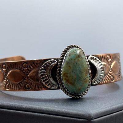 Western Fashion Copper Bangle Bracelet