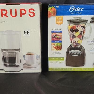 Krups Auto Coffee Maker & Oster Blender
