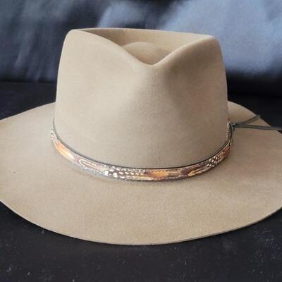 Fletcher Genuine Fur Felt Longhorn Hat-Size Medium