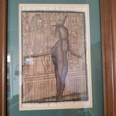 Egyptian papyrus painting