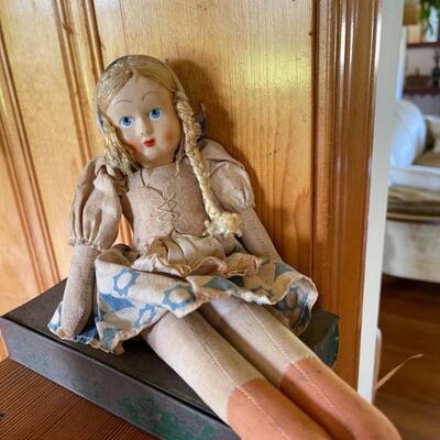 Vintage fabric doll
