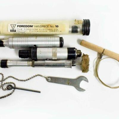 4 Handpieces - Foredom No 10, 44B & More