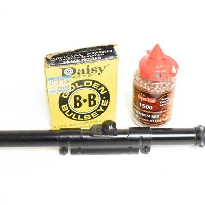 Jason Model 826C Riflescope & Daisey B-B's