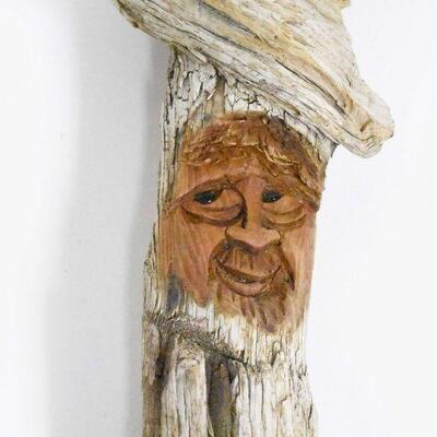 Hand Carved Wood Sculpture