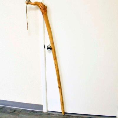 Robert L Parker '86 Carved Walking Stick