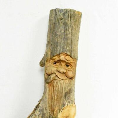 Hand Carved Wood Sculpture