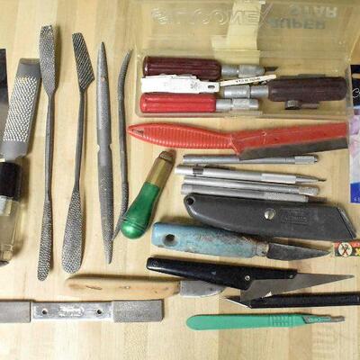Various Blades Rasps Sharpening Tools