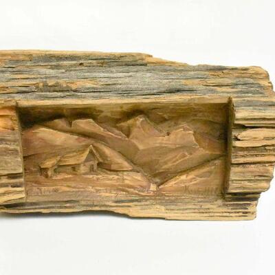 Hand Carved Wood Sculpture
