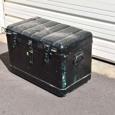 Black Metal Trunk