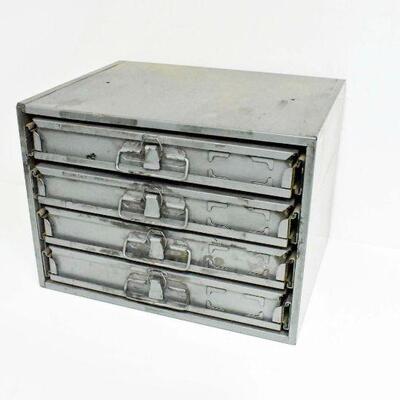 Metal 4 Drawer Organizer Filled