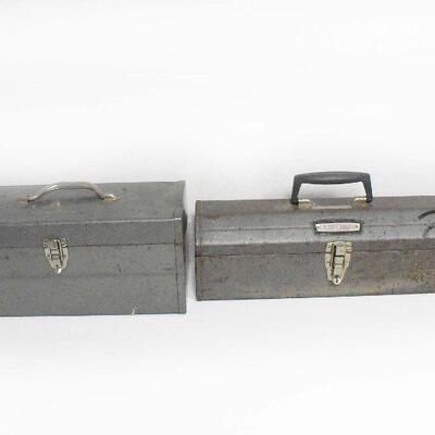2 Metal Tool Boxes