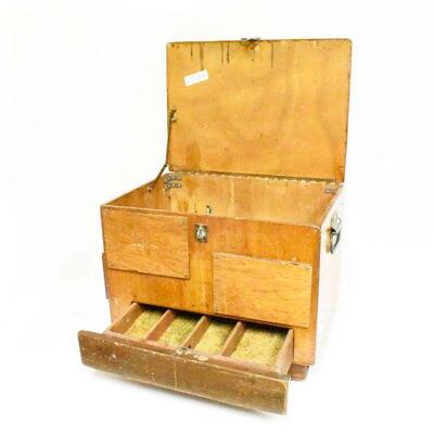 Homemade Wooden Tool Chest with Drawer