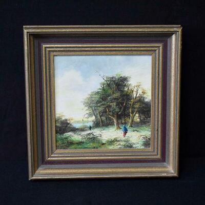 Framed Painting on Board