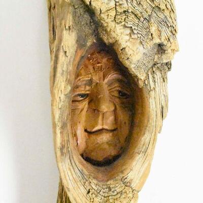 Hand Carved Wood Sculpture