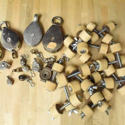 Pulleys & Spool Clamps
