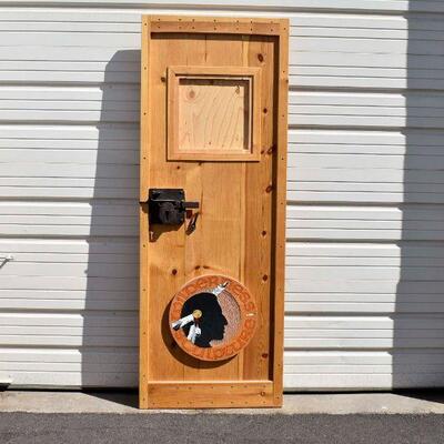Wooden Door "Wilderness Sculpture"