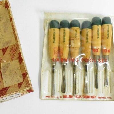 Millers Falls Carving Tool Set No. 106