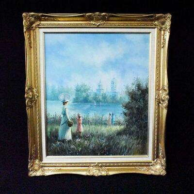 Framed Painting by S. Reed