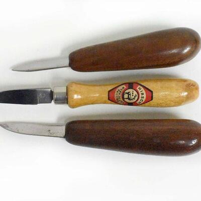 3 Piece Wood Carving Knives - Knotts & Hirsch