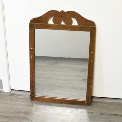 Wooden Framed Mirror