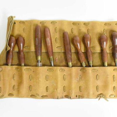 Marples 9 Piece Wood Carving Tool Set