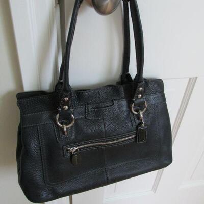 Coach leather handbag