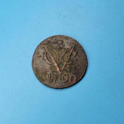 1790 VOC Duit Netherlands East Indies 1 Duit Coin