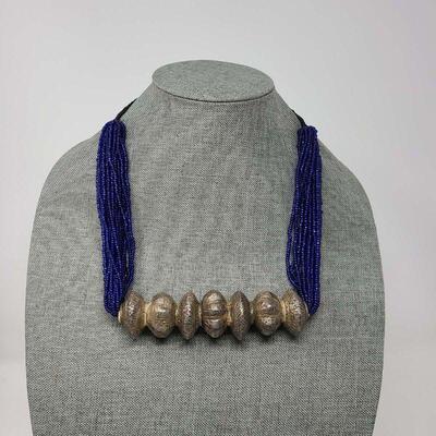 Naga Tribe Silver Ketting Bead Necklace