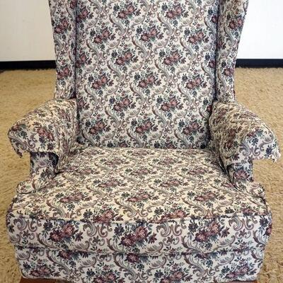 1100	UPHOLSTERED WING BACK ARM CHAIR
