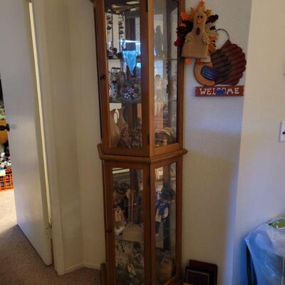 Curio cabinet is sold