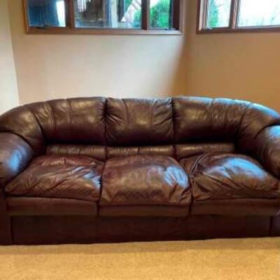 Leather Sofa and chairs