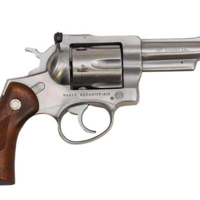 13. Ruger Stainless steel Security Six .357 Mag.