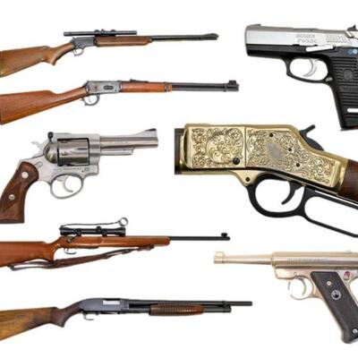 29 Modern & Vintage Rifles, Shotguns, and Handguns. Plus, Ammo and Accessories.