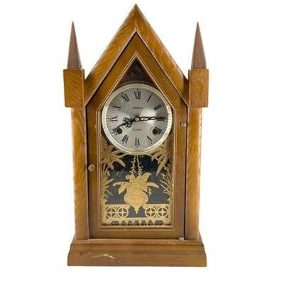Lot 058
Vintage 31-Day Steeple Mantle Clock