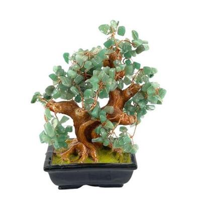 Lot 042
Vintage Jade & Copper Healing Bonsai Tree
