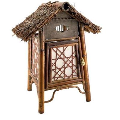 Lot 070
Vintage Bamboo & Rattan Lantern
