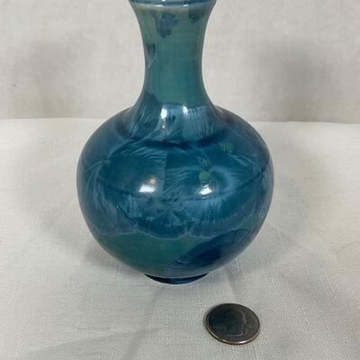Crystalline Bud Vase