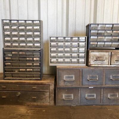 Shop Drawer Bin Cabinets & Storage Boxes with
Hardware & Other Contents