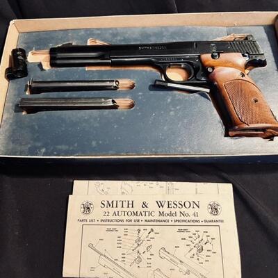 Smith and Wesson 22 Long Rifle, Two Magazines 