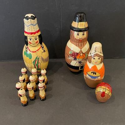 Native American Nesting Dolls
Pilgrim Nesting Dolls