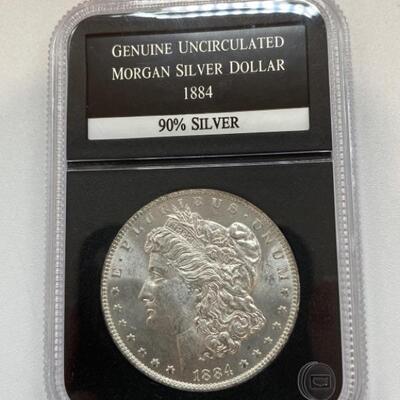 1884 Uncirculated Silver Morgan Dollar