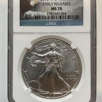 .999 Fine Silver One Troy Ounce 2013 - W Eagle