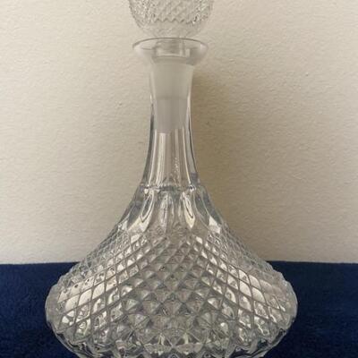 Crystal Ship Captain's Crystal Wine Decanter