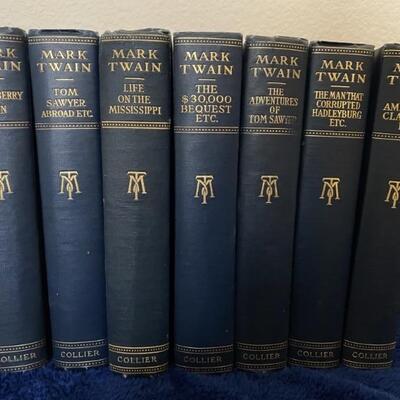 (7) Volumes of Illustrated Works by Mark Twain
Published by PF Collier & Son, New York