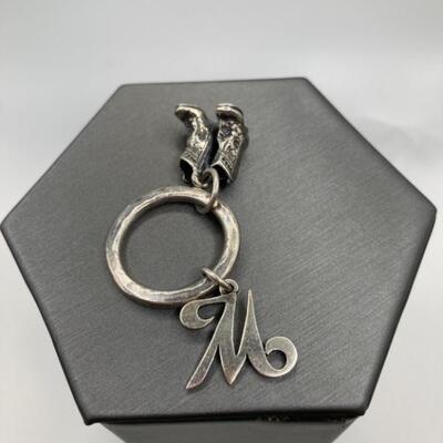 925 Silver James Avery Charms Boot and Letter M