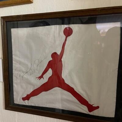 Signed by Micheal Jordan 