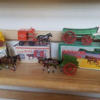 vintage emetal farm toys  from Britian