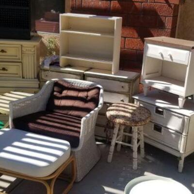 lots of fun up cycle furniture  priced $10 to $40