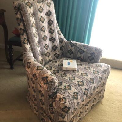 Vintage Upholstered Chair 