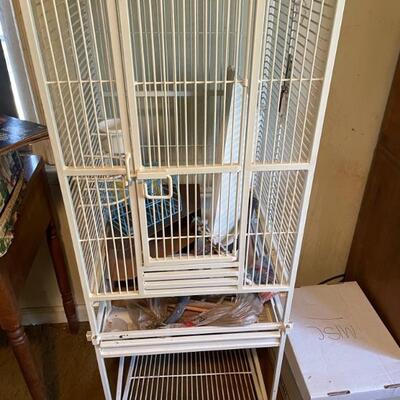 One of many bird cages